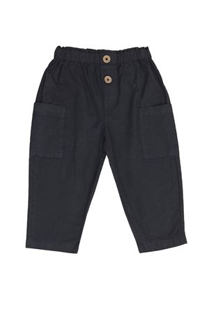 Dario grey cotton pants 1+IN THE FAMILY KIDS | DARIOANTHRACITE